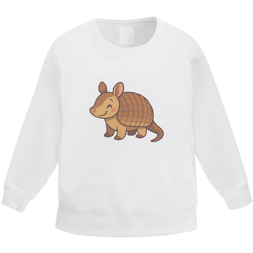 'Cute Armadillo' Kid's Sweatshirt / Sweater / Jumper (KW056739)