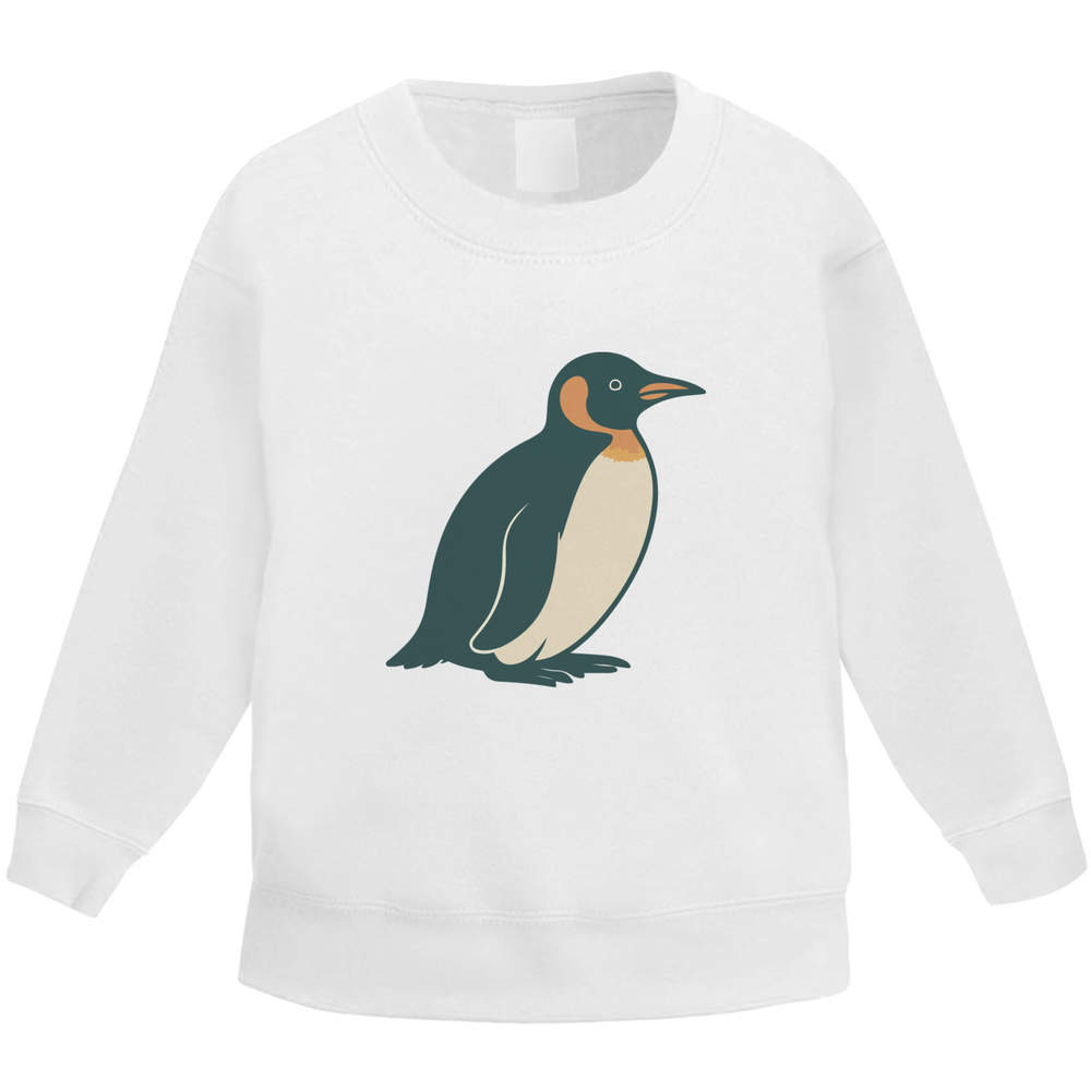 'Sitting Penguin' Kid's Sweatshirt / Sweater / Jumper (KW056873)