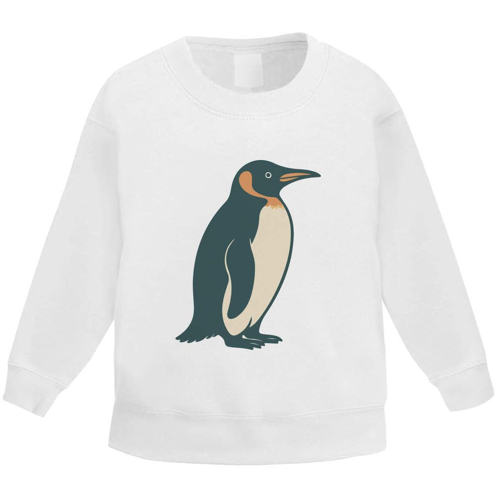 'Standing Penguin' Kid's Sweatshirt / Sweater / Jumper (KW057002)