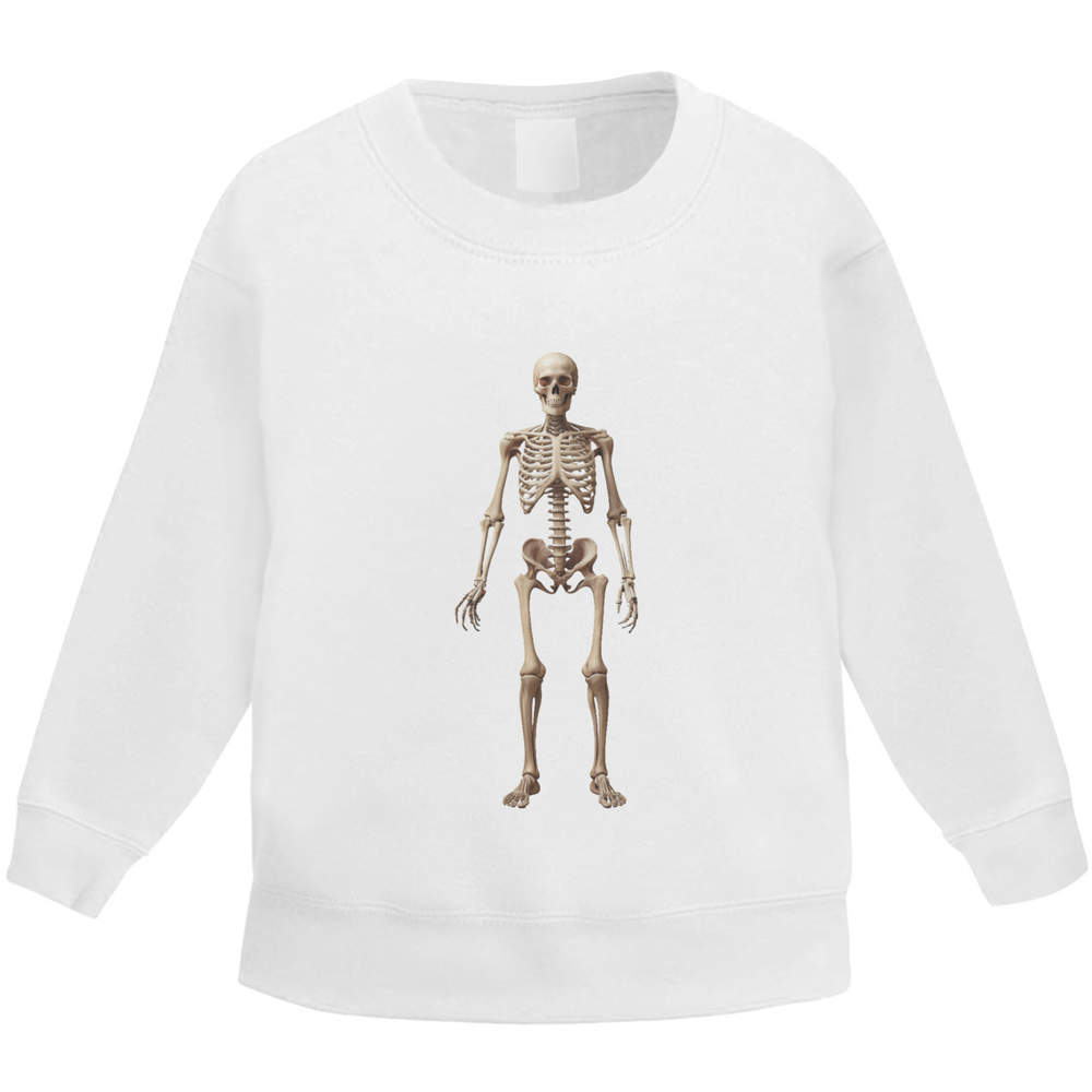 'Human Skeleton' Kid's Sweatshirt / Jumper (3-4 Years) (KW00245467)