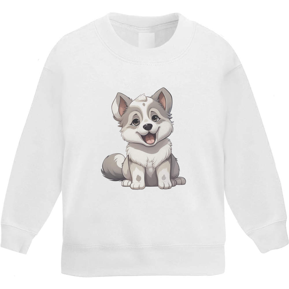 'Alaskan Malamute' Kid's Sweatshirt / Jumper (5-6 Years) (KW00140025)