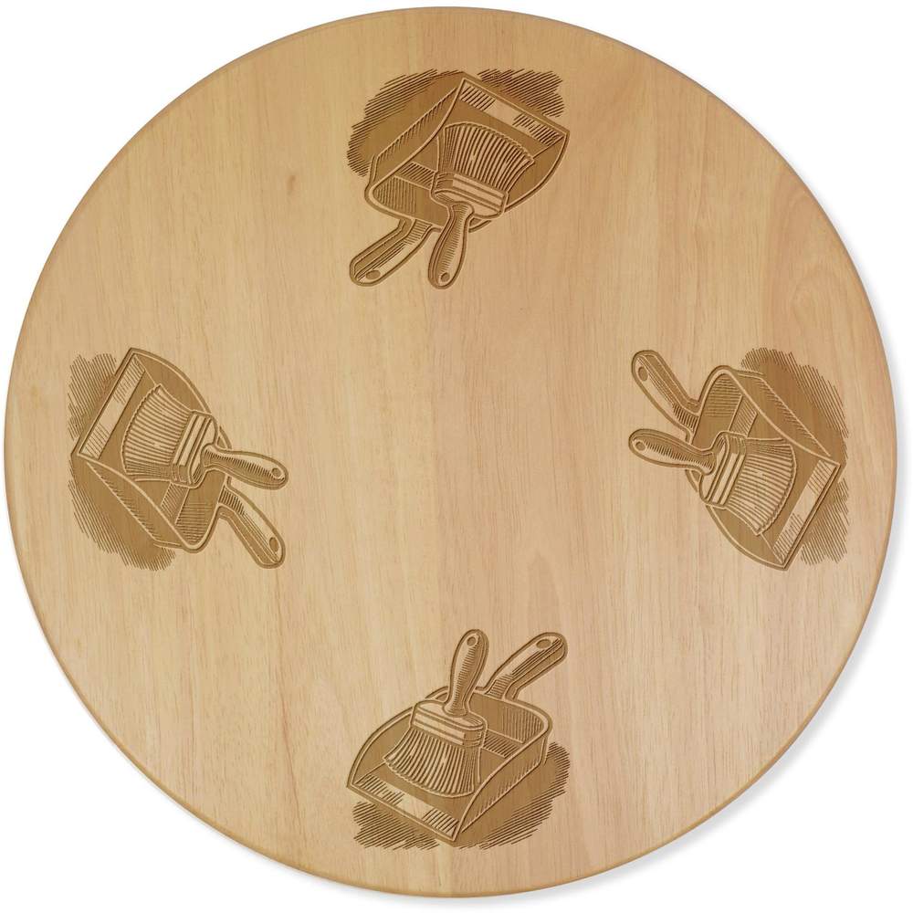 'Dustpan With Brush' Lazy Susan Rotating Turntable (LA00025374)