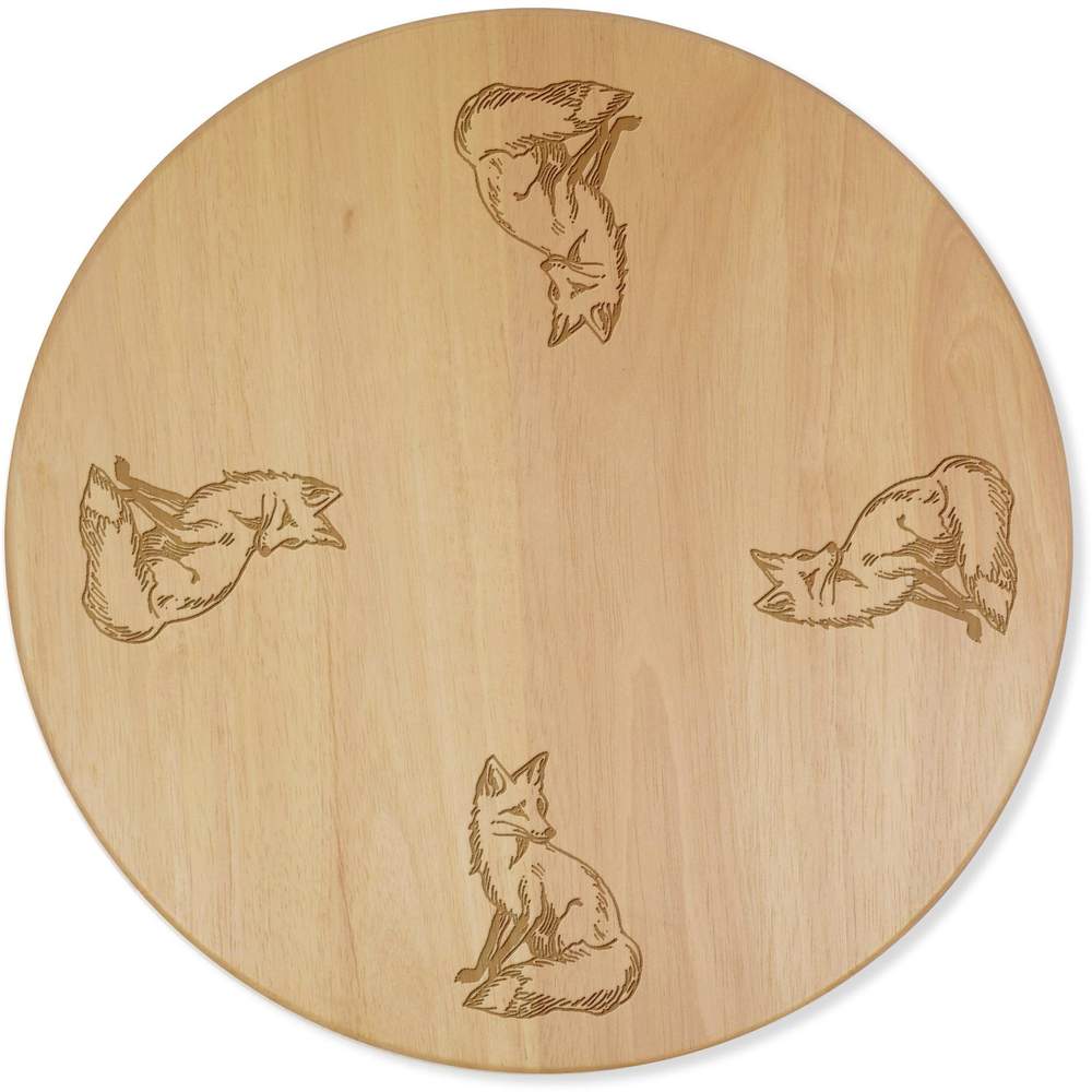 'Fox Sitting' Lazy Susan Rotating Turntable (LA00026244)