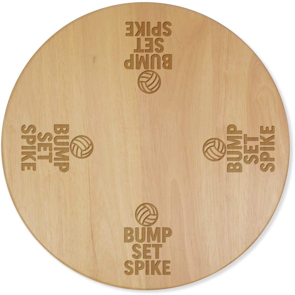 'Volleyball Bump, Set, Spike Design' Lazy Susan Rotating Turntable (LA00026707)