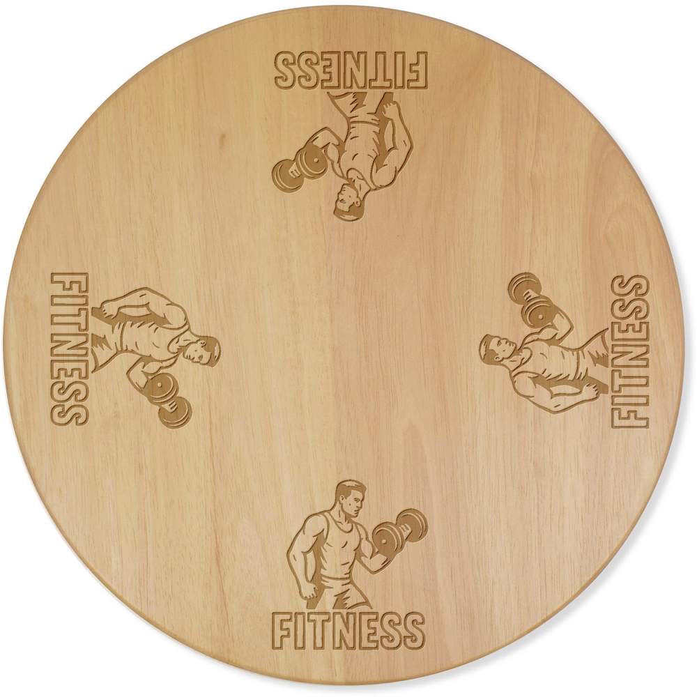 'Fitness Weight Lifting' Lazy Susan Rotating Turntable (LA00026808)