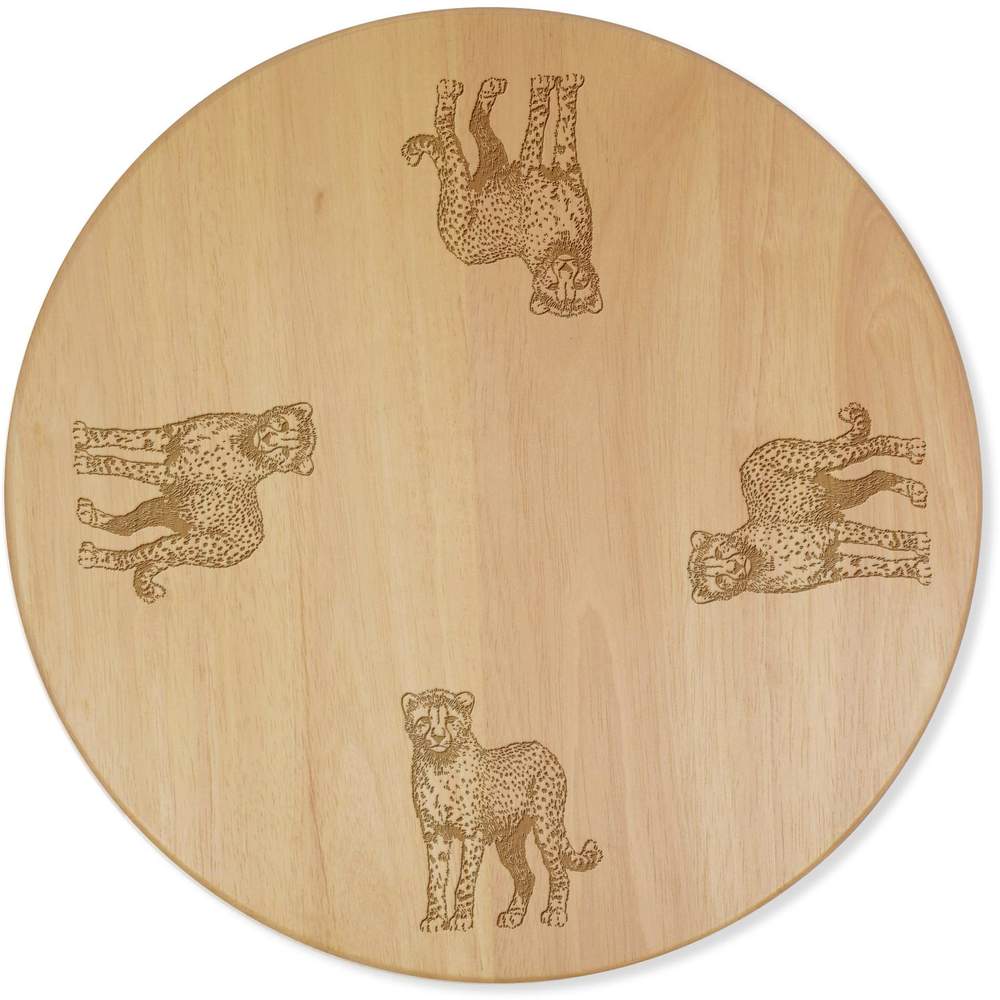 'Cheetah Standing' Lazy Susan Rotating Turntable (LA00027618)