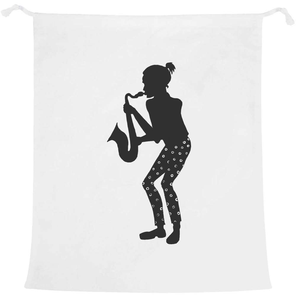 'Jazz Musician' Laundry / Washing / Storage Bag (LB00002663)