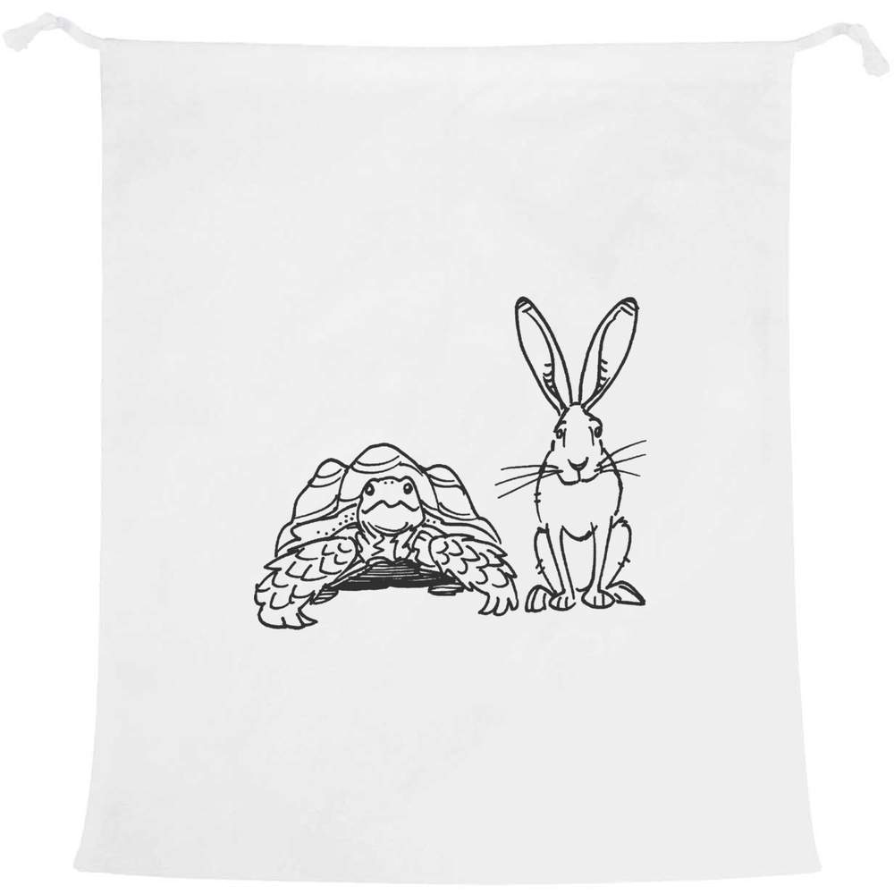'Hare & Tortoise' Laundry / Washing / Storage Bag (LB00009172)