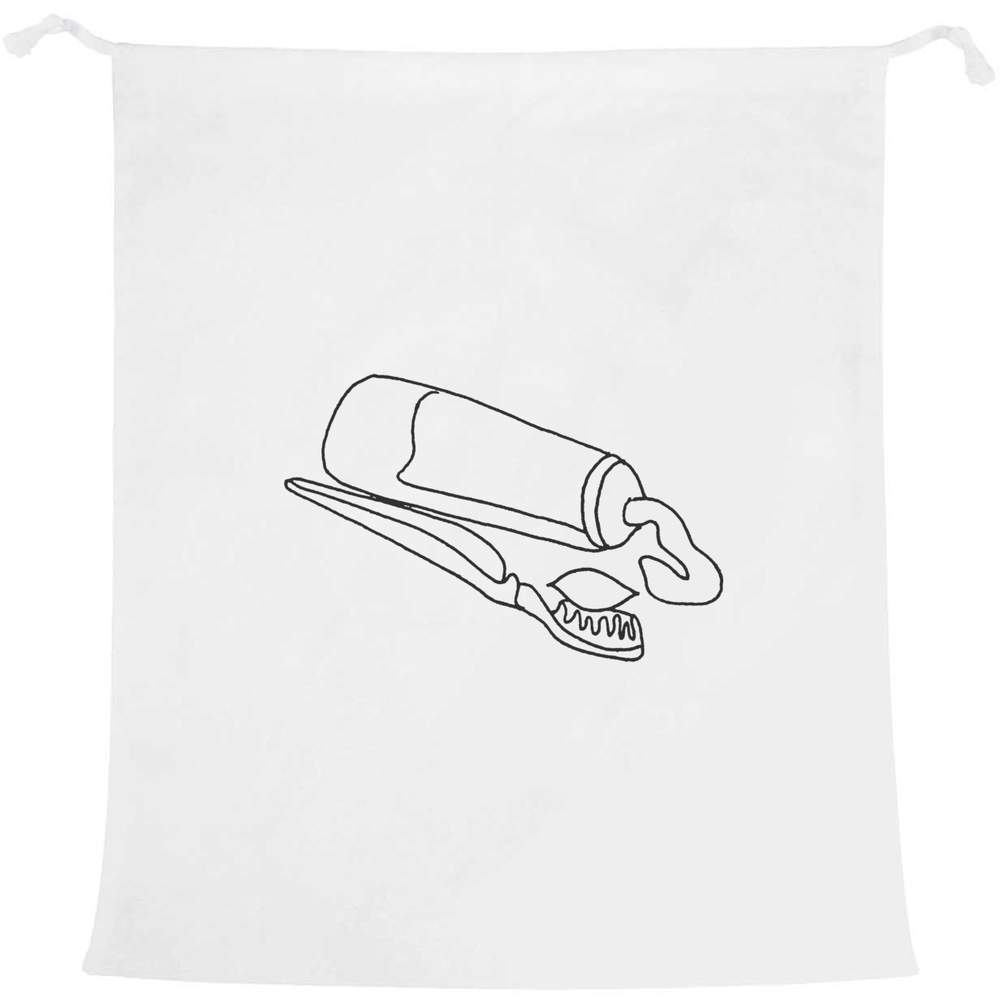 'Toothpaste & Toothbrush' Laundry / Washing / Storage Bag (LB00010484)