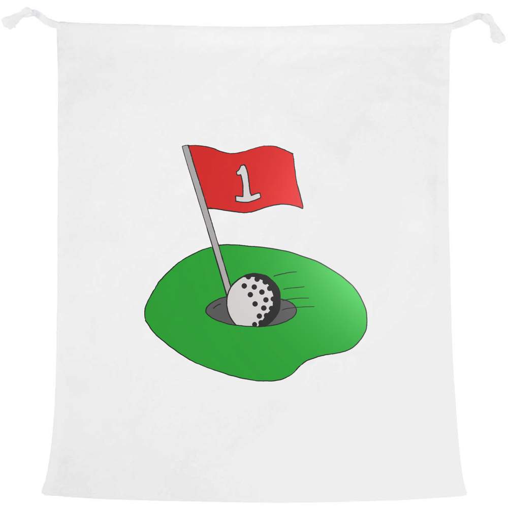 'Golf Ball & Hole' Laundry / Washing / Storage Bag (LB00010869)