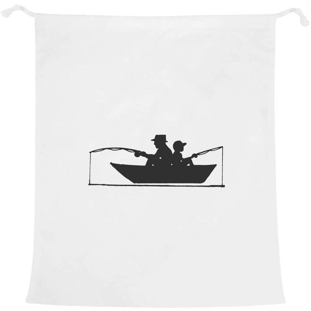 'Father & Son Fishing' Laundry / Washing / Storage Bag (LB00013475)