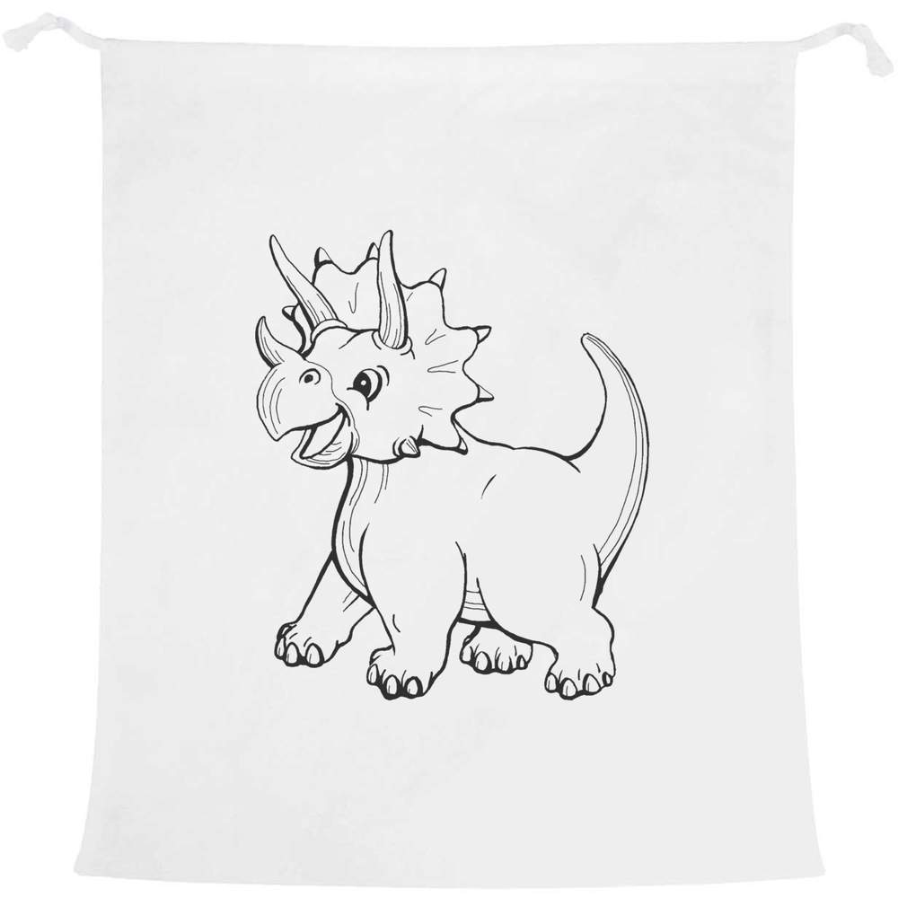 'Cartoon Triceratops Dinosaur' Laundry / Washing / Storage Bag (LB00025002)