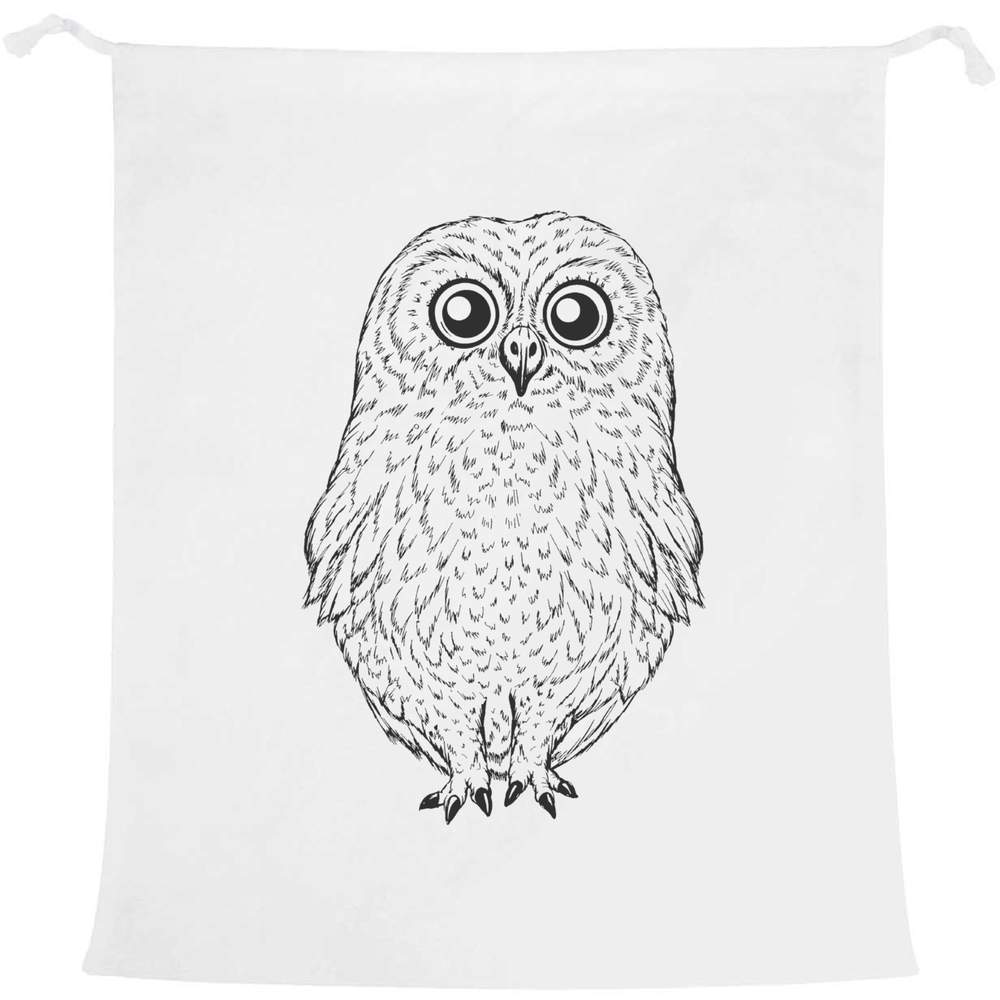 'Cute Owl' Laundry / Washing / Storage Bag (LB00025327)