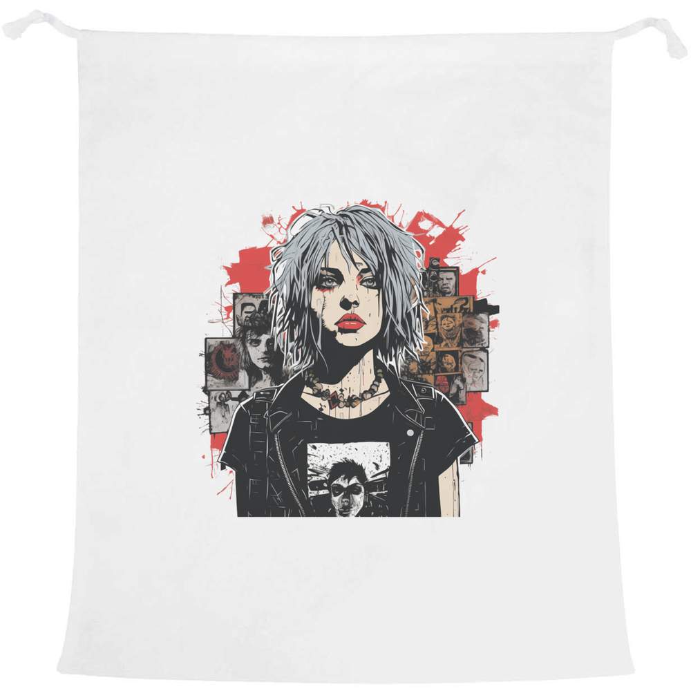 'Punk Girl' Laundry / Washing / Storage Bag (LB00025464)
