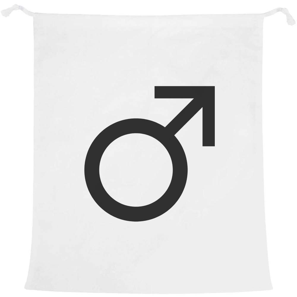 'Male Symbol' Laundry / Washing / Storage Bag (LB00025574)