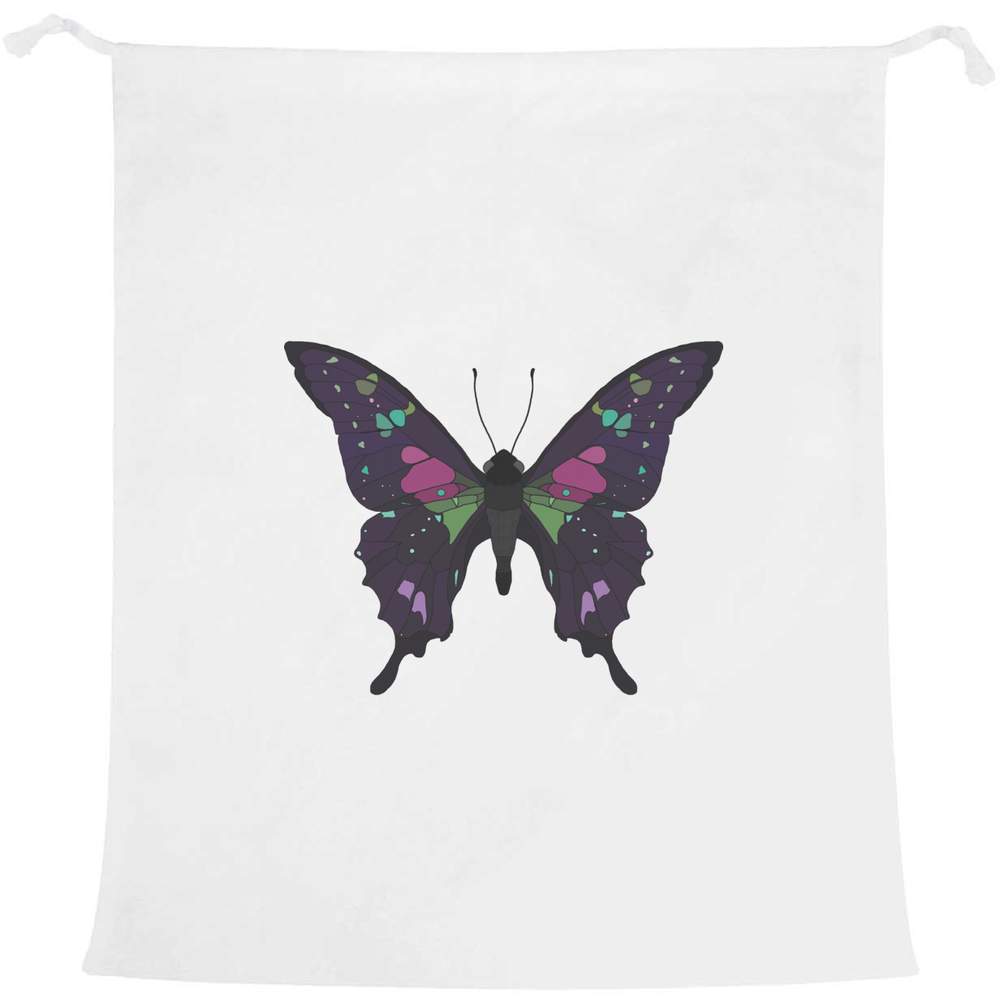 'Bright Botanical Butterfly ' Laundry / Washing / Storage Bag (LB00031352)