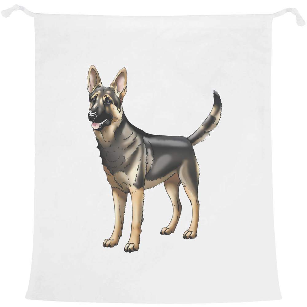 'Cute German Shepherd' Laundry / Washing / Storage Bag (LB00031938)