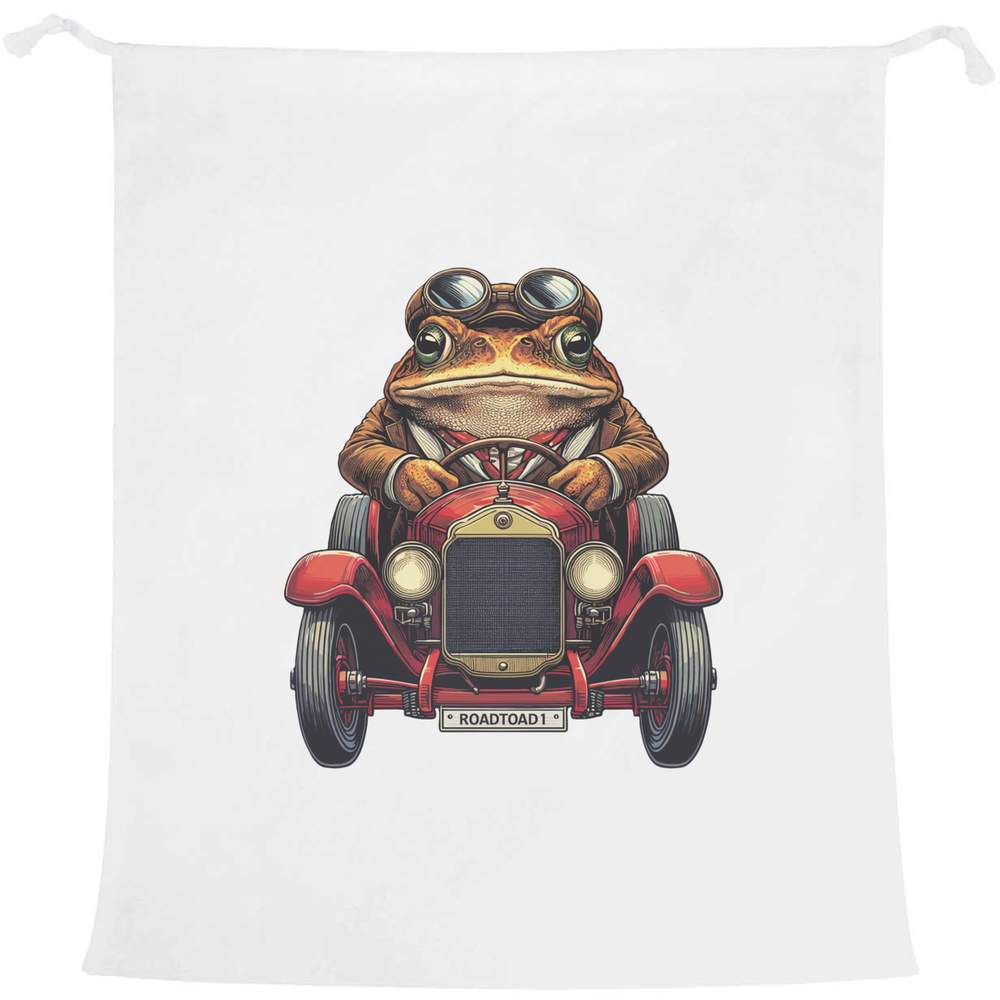 'Toad Driving A Red Sports Car' Laundry / Washing / Storage Bag (LB00034969)