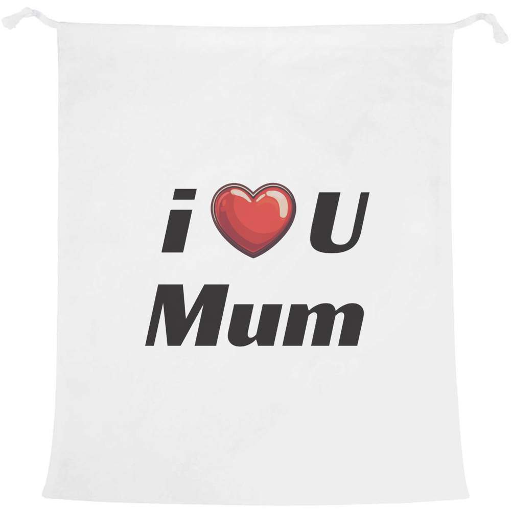 'I Love You Mum' Laundry / Washing / Storage Bag (LB00036372)