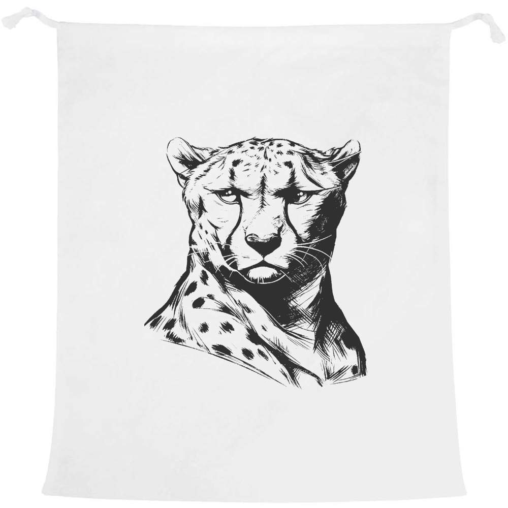 'Cheetah Portrait' Laundry / Washing / Storage Bag (LB00038013)