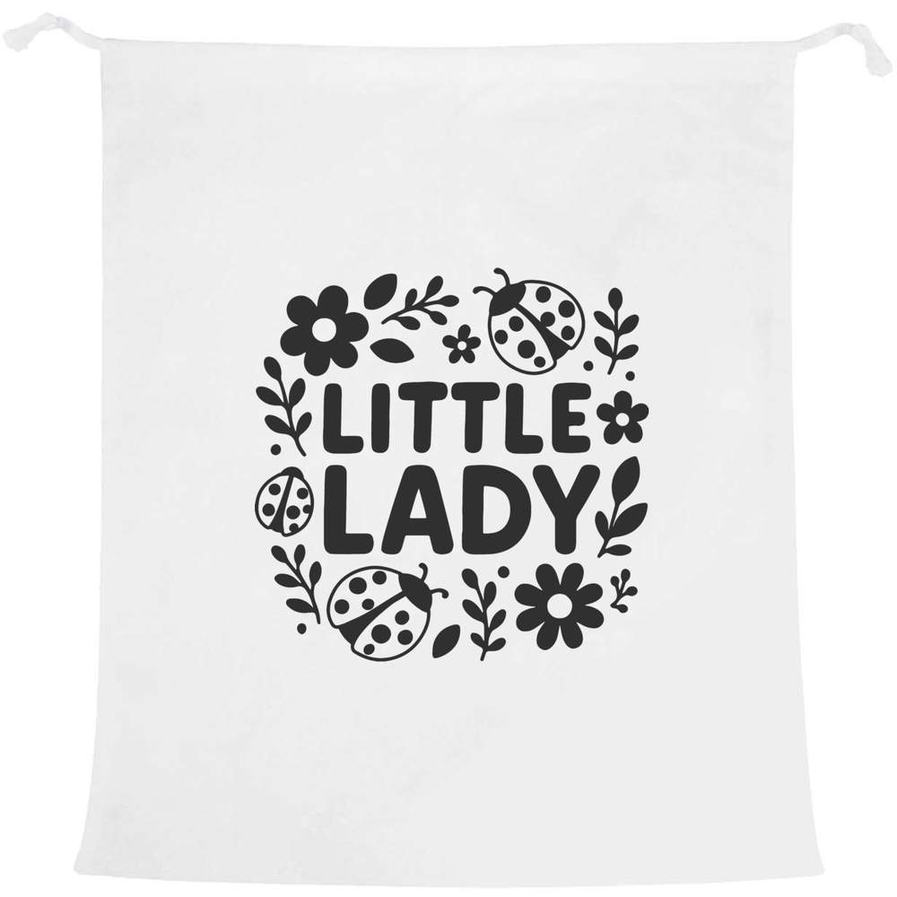 'Little Lady Bugs and Flowers' Laundry / Washing / Storage Bag (LB00038875)