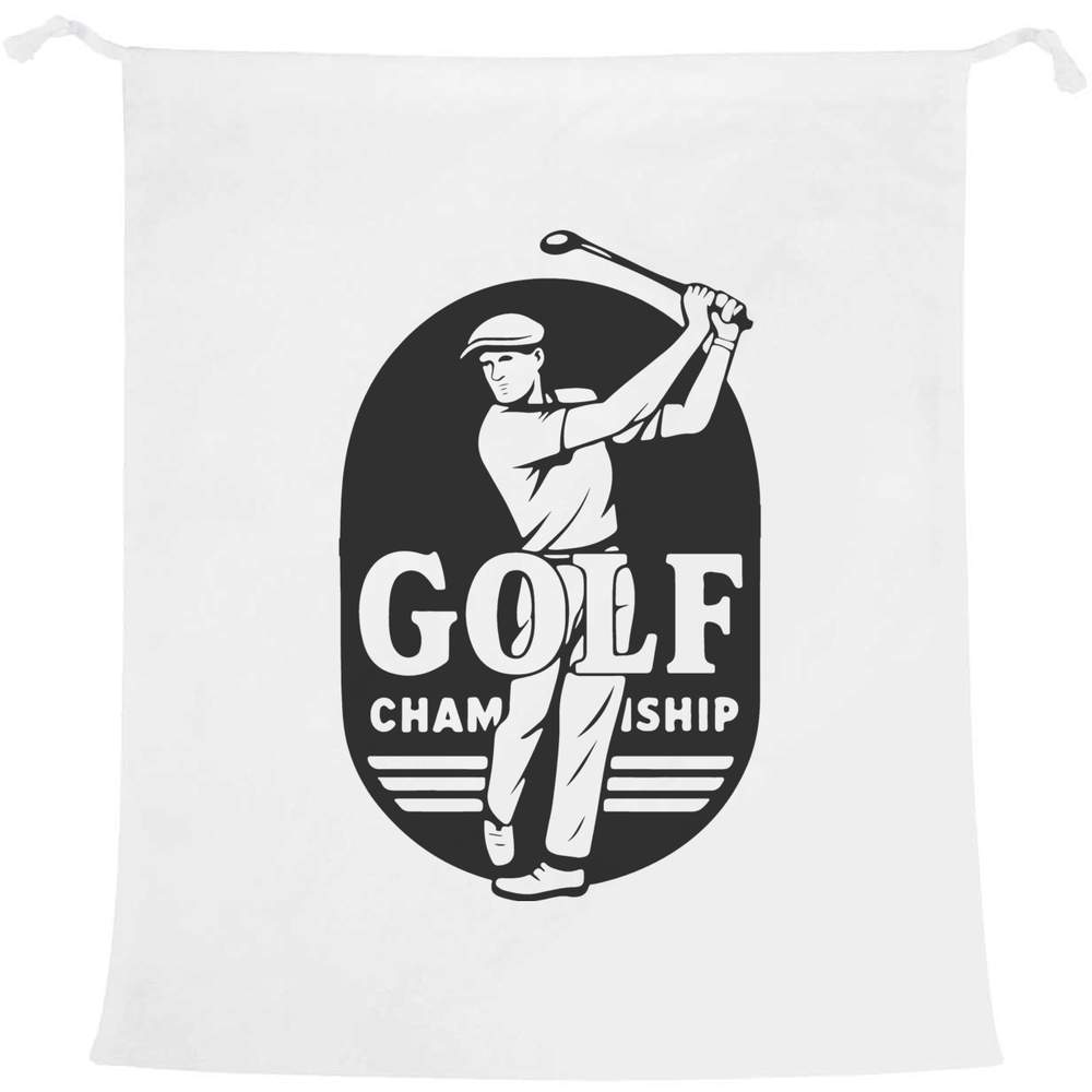 'Golf Championship' Laundry / Washing / Storage Bag (LB00039215)