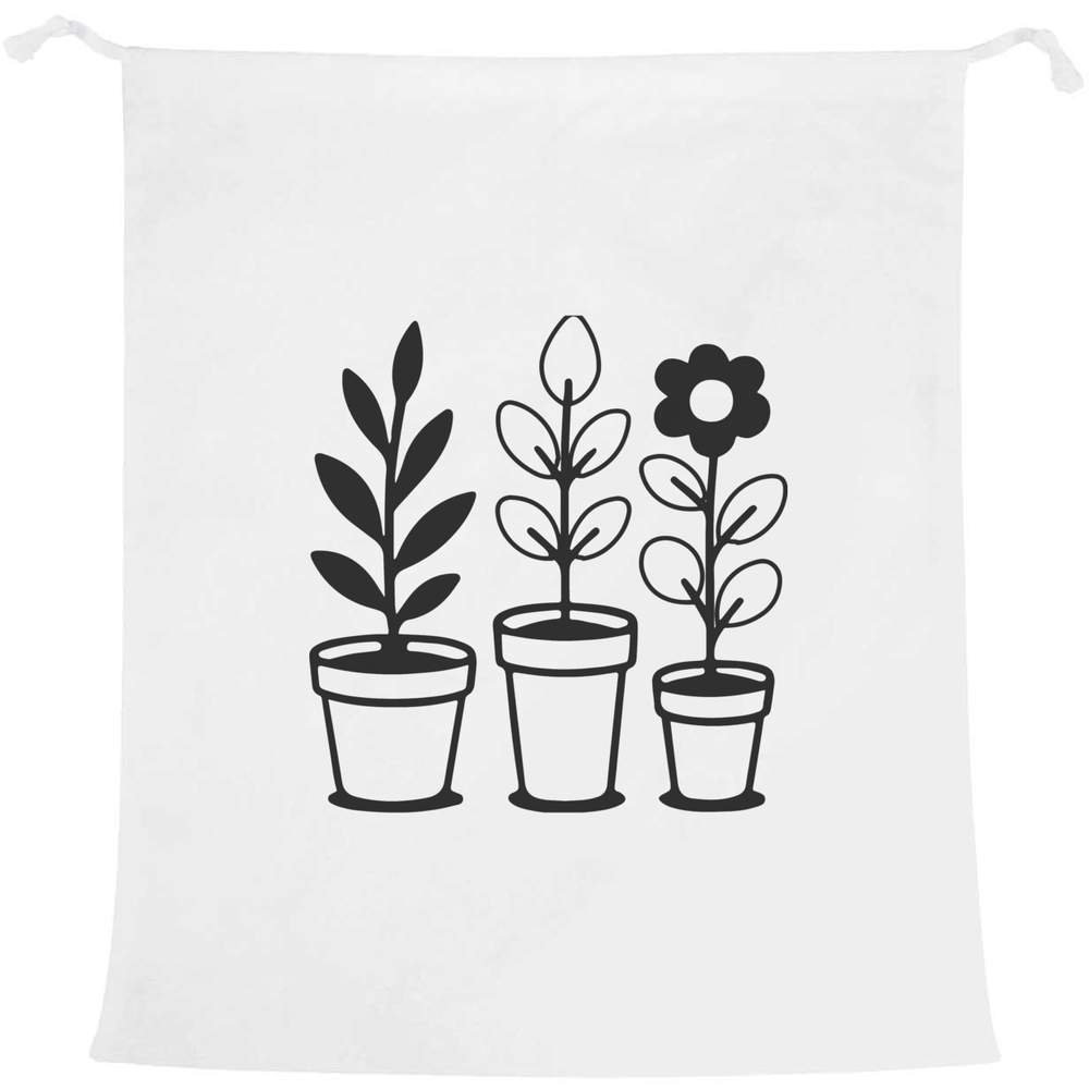 'Growing Flower Pots' Laundry / Washing / Storage Bag (LB00039259)