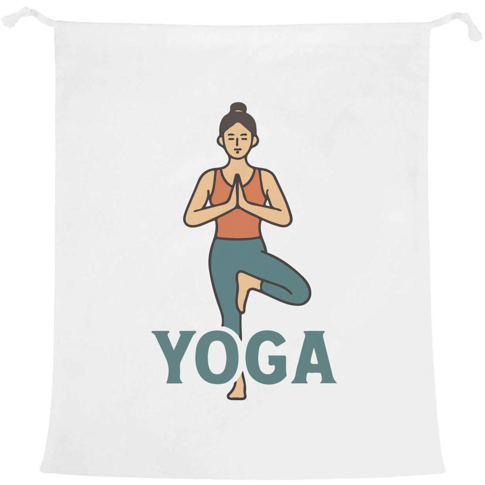 'Yoga Pose Meditation' Laundry / Washing / Storage Bag (LB00039315)