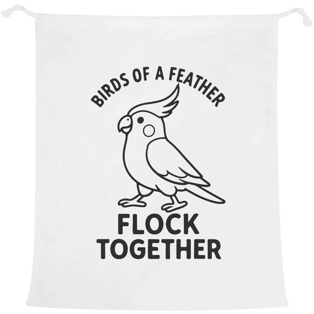 'Birds of a Feather Flock Together' Laundry / Washing / Storage Bag (LB00039554)