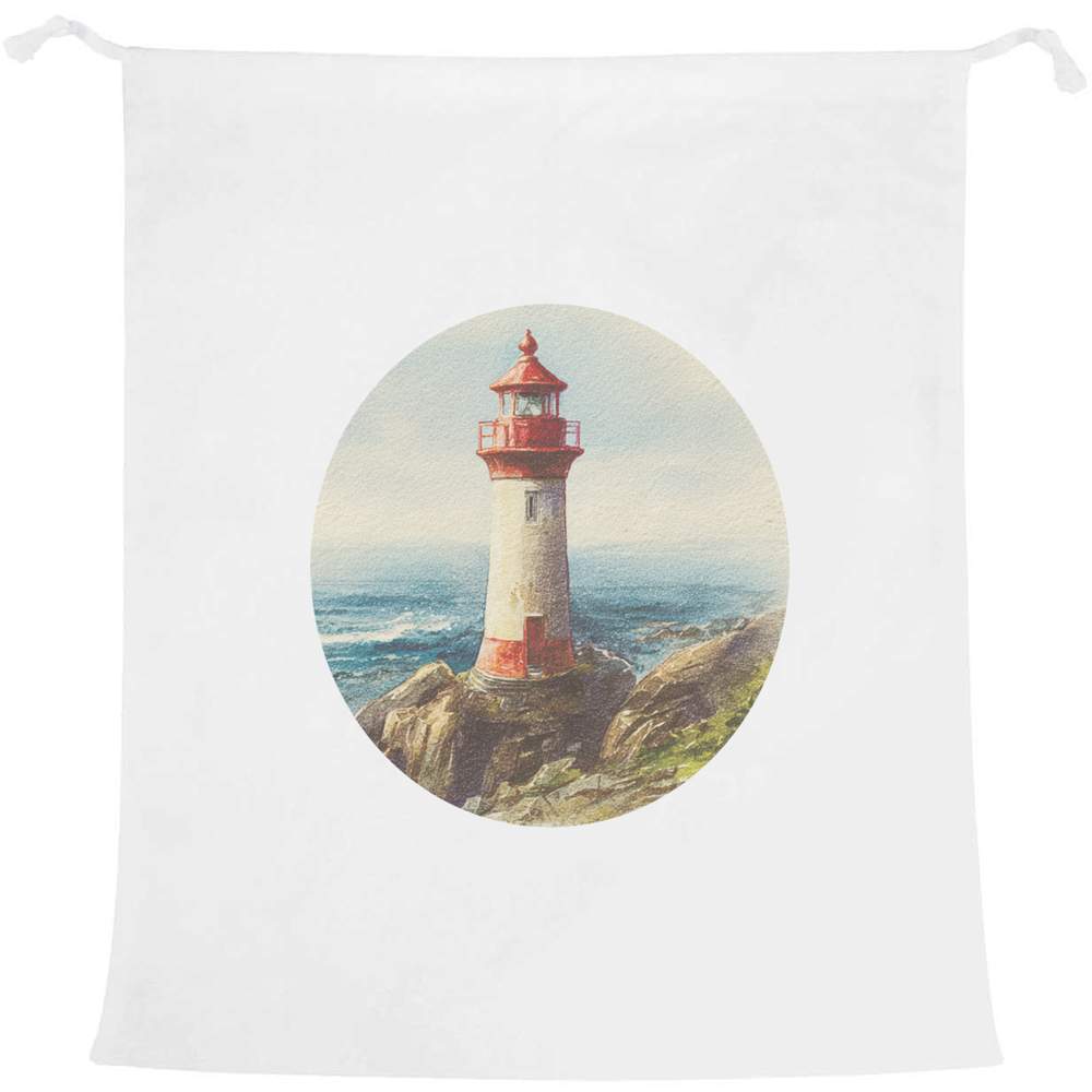 'Vintage Lighthouse' Laundry / Washing / Storage Bag (LB00041389)