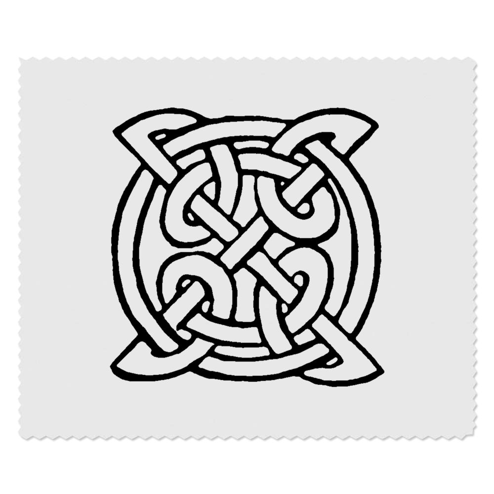 2 x 'Celtic Symbol' Microfibre Lens / Glasses Cleaning Cloths (LC00004485)