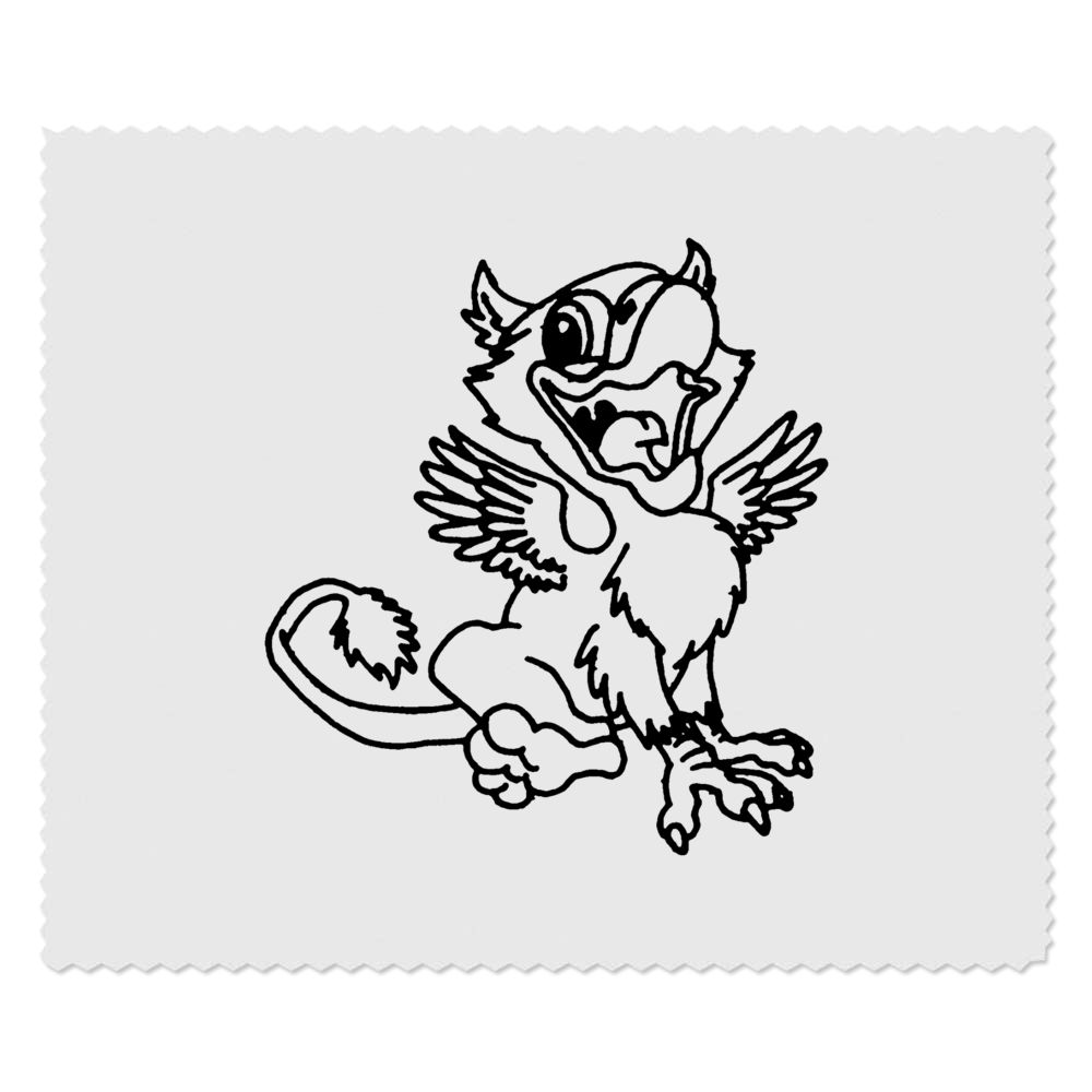 2 x 'Baby Griffin' Microfibre Lens / Glasses Cleaning Cloths (LC00007140)