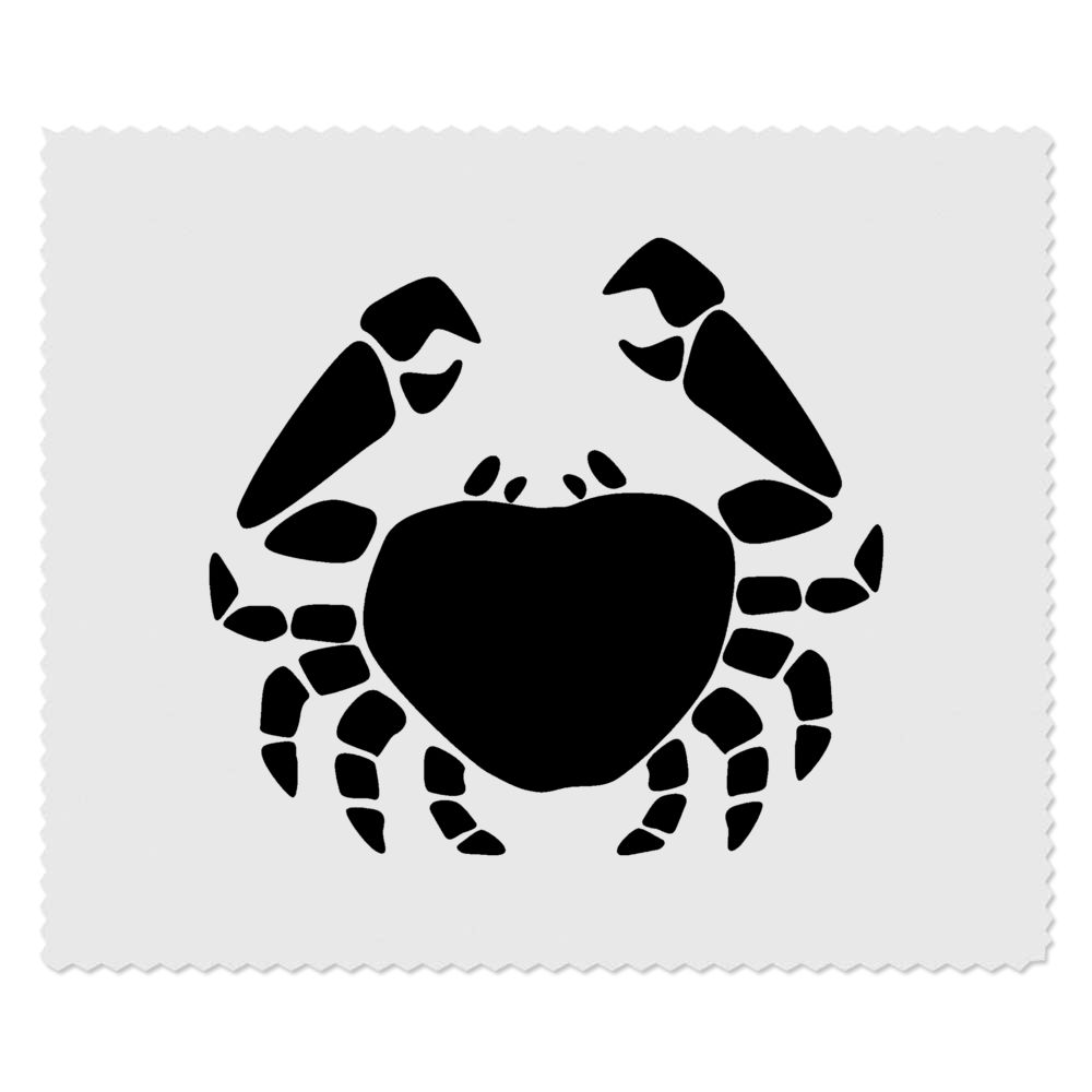 2 x 'Crab' Microfibre Lens / Glasses Cleaning Cloths (LC00007380)