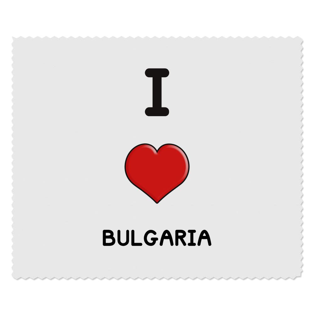 2 x 'I Love Bulgaria' Microfibre Lens / Glasses Cleaning Cloths (LC00014239)