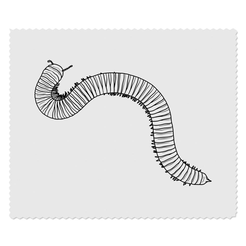 2 x 'Millipede' Microfibre Lens / Glasses Cleaning Cloths (LC00015281)