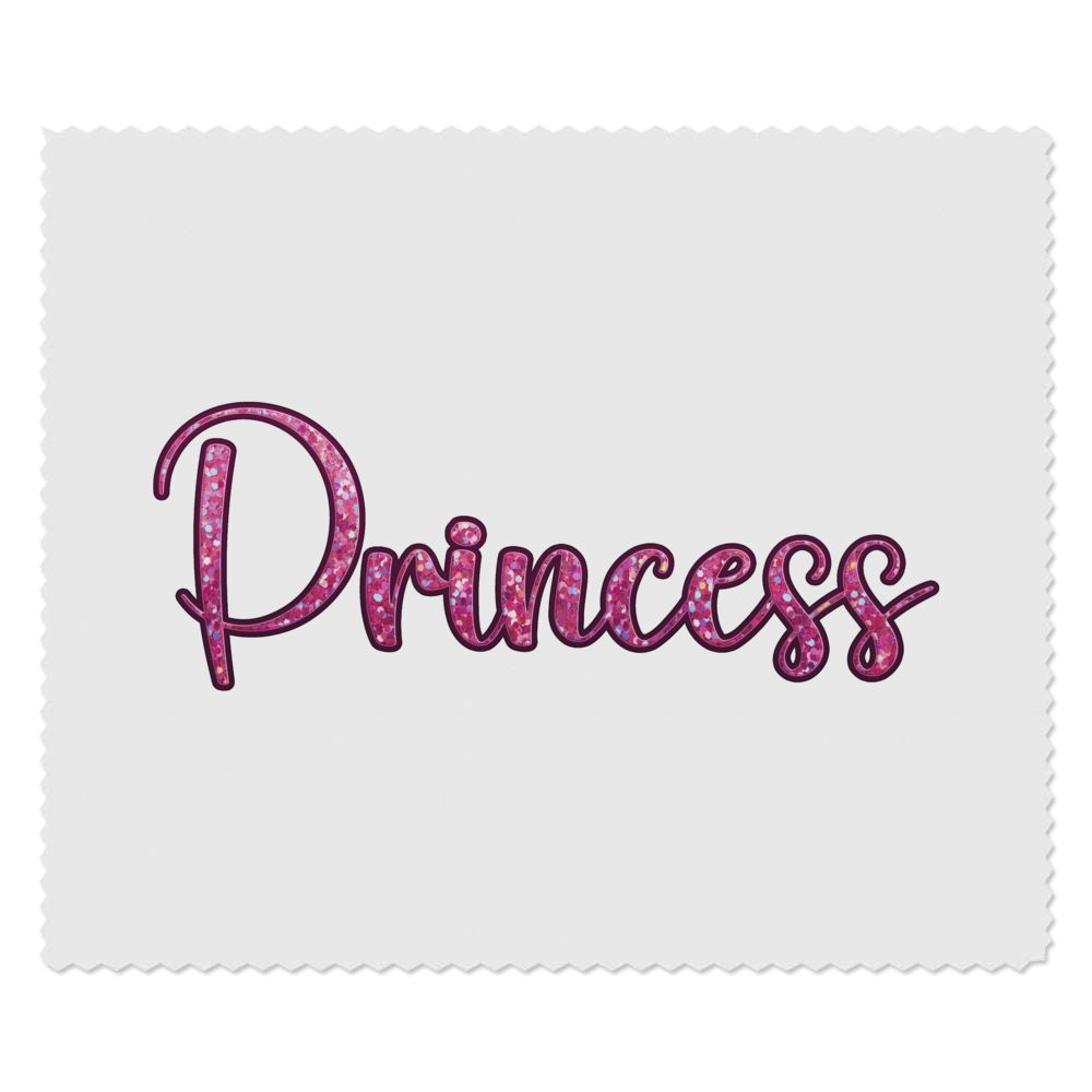 2 x 'Princess' Microfibre Lens / Glasses Cleaning Cloths (LC00031700)