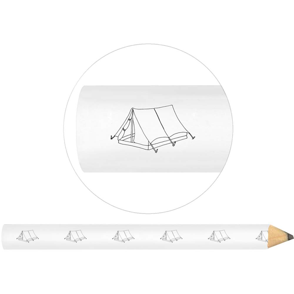 3 x 'Camping Tent' Carpenter's Pencils (LP00016752)