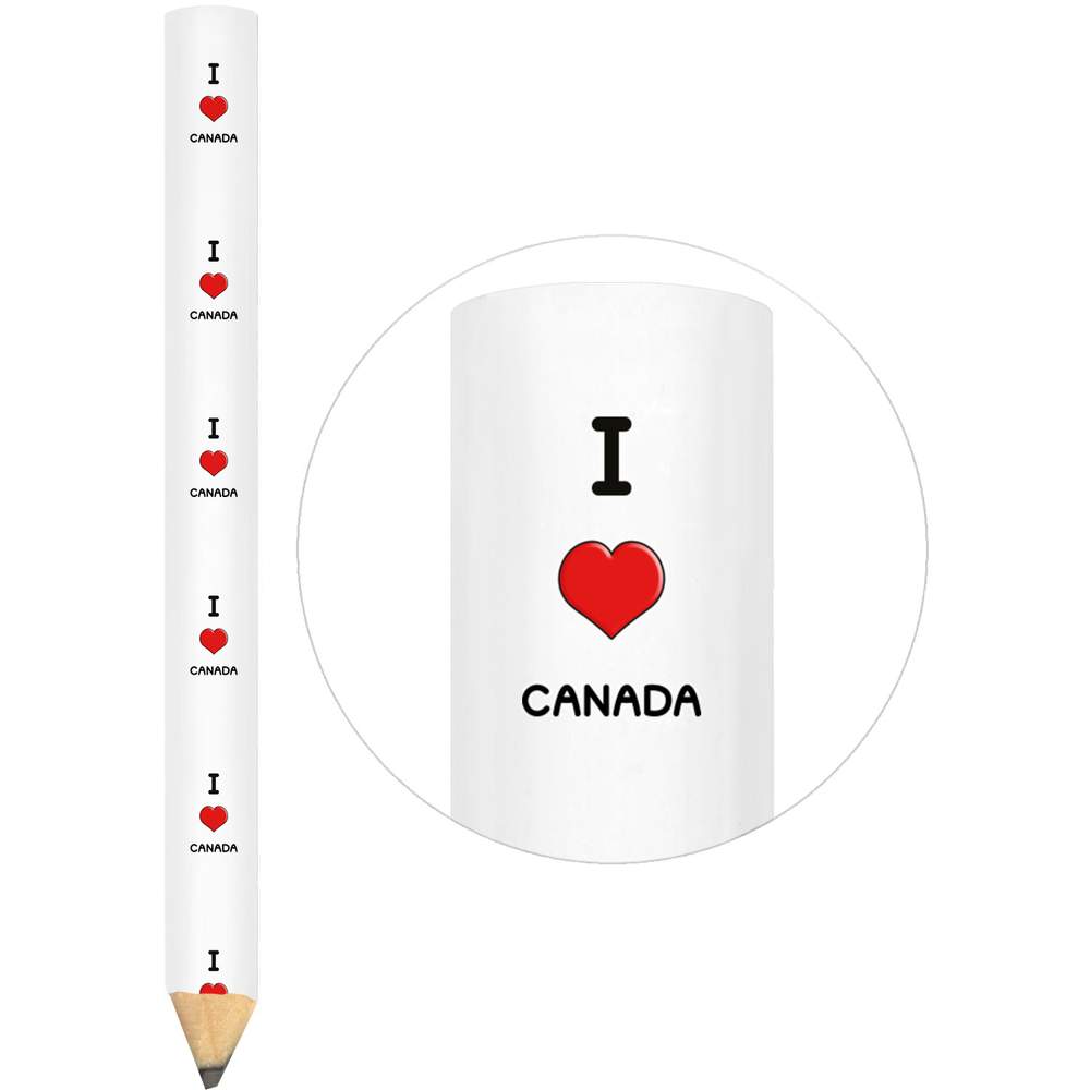 3 x 'I Love Canada' Carpenter's Pencils (LP00018190)