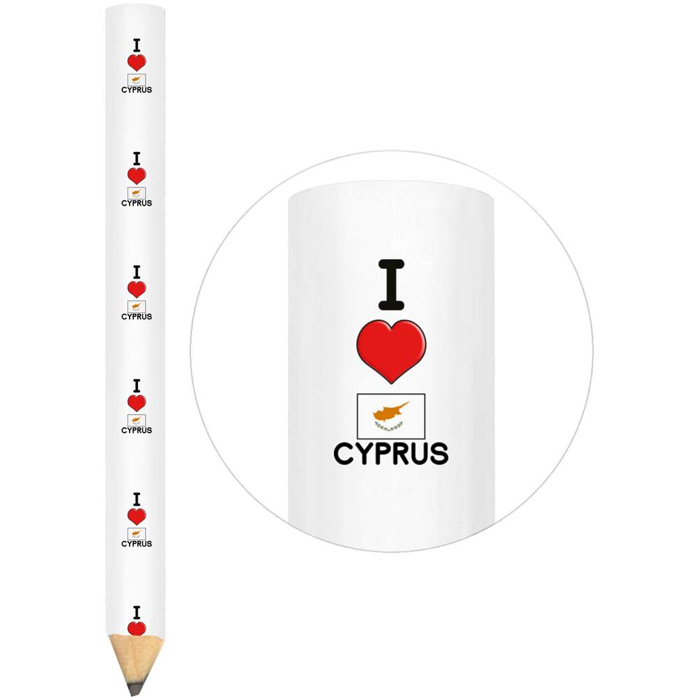 3 x 'I Love Cyprus' Carpenter's Pencils (LP00018206)