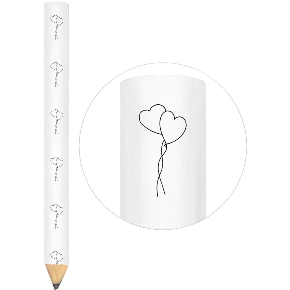 3 x 'Heart Shaped Balloons' Carpenter's Pencils (LP00018804)