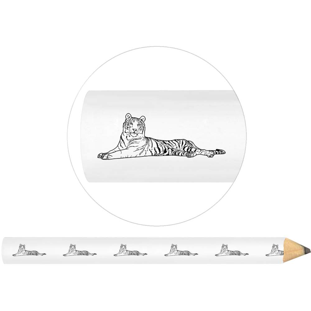 3 x 'Resting Tiger' Carpenter's Pencils (LP00019206)