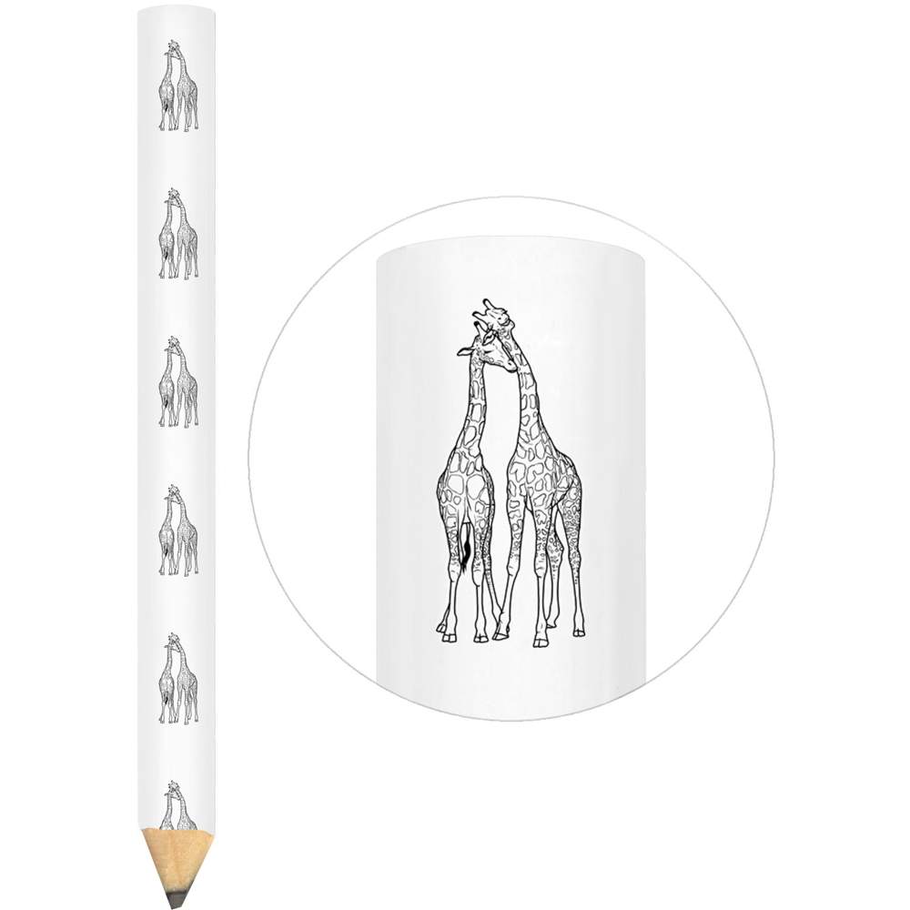 3 x 'Cuddling Giraffes' Carpenter's Pencils (LP00019677)