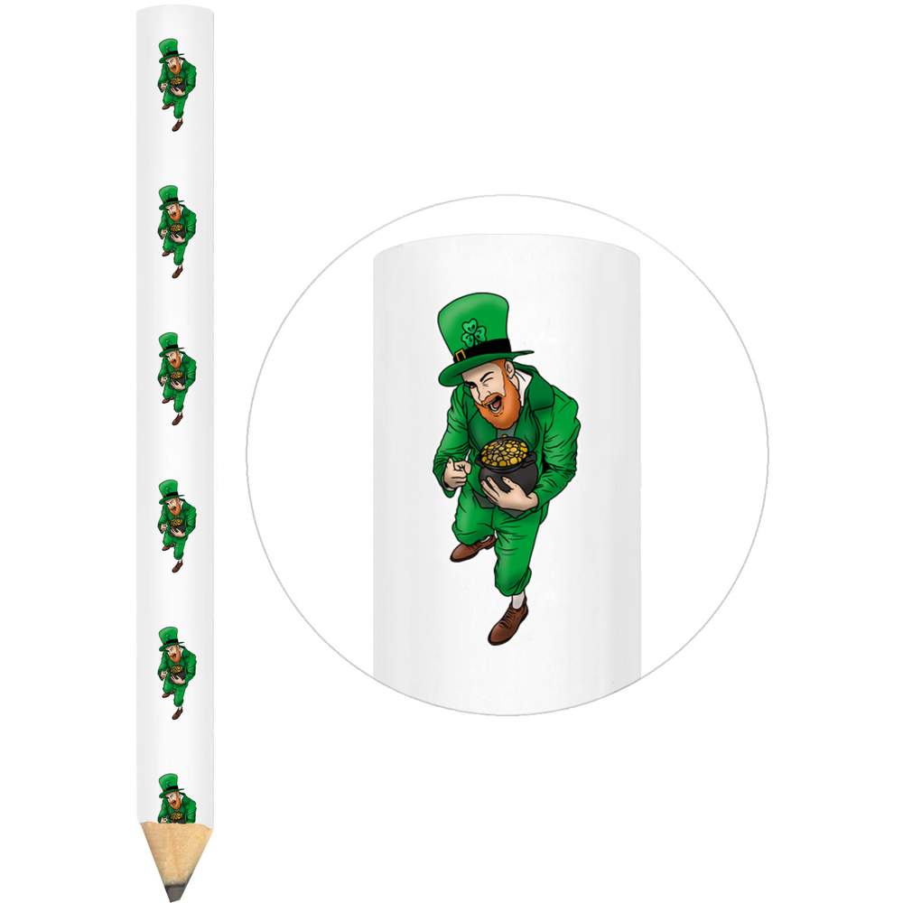 3 x 'Leprechaun' Carpenters Pencils - Flat Woodwork Marking Pencils for Builders, DIY, Workshops and Gifts (LP00020163)