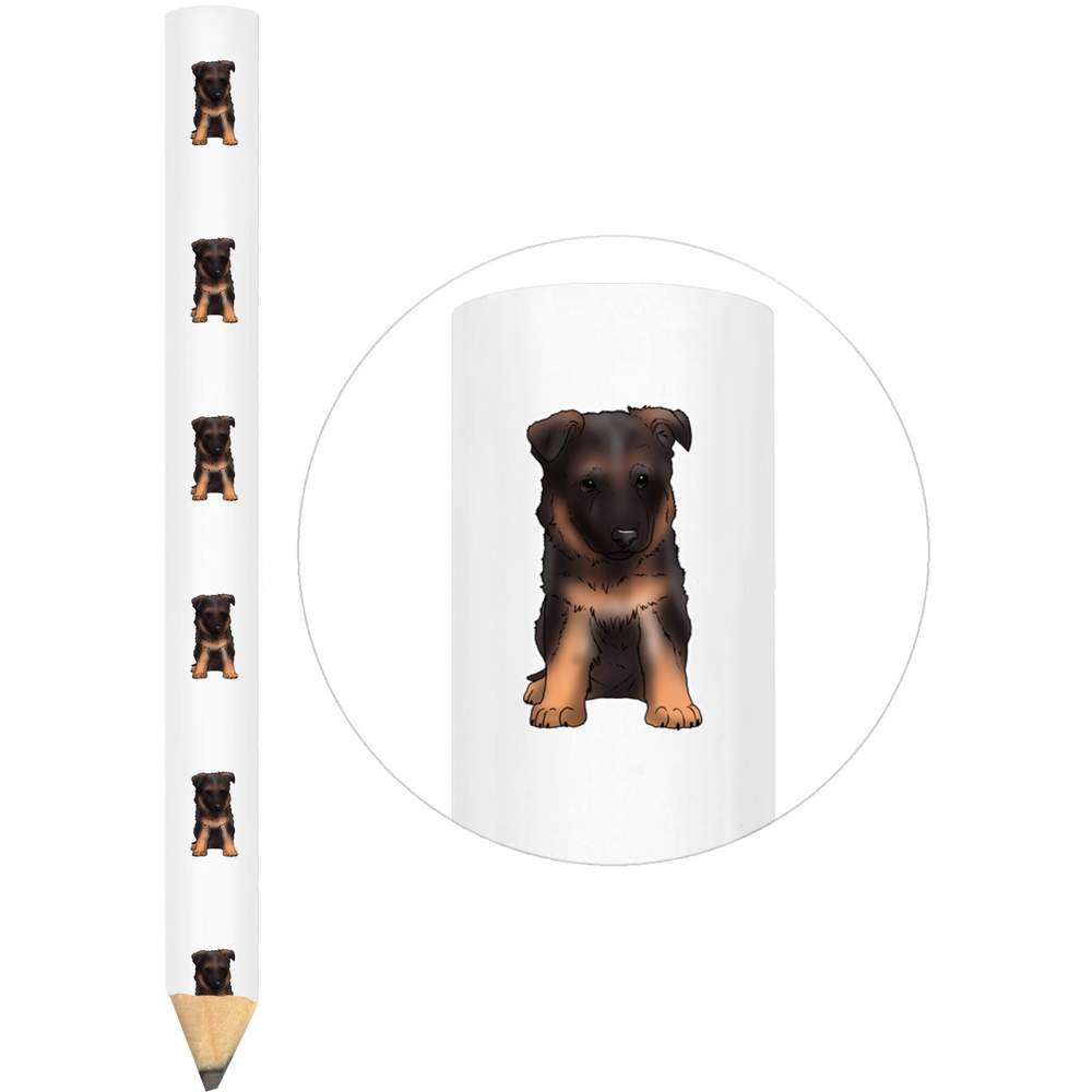3 x 'German Shepherd Puppy' Carpenter's Pencils (LP00020662)