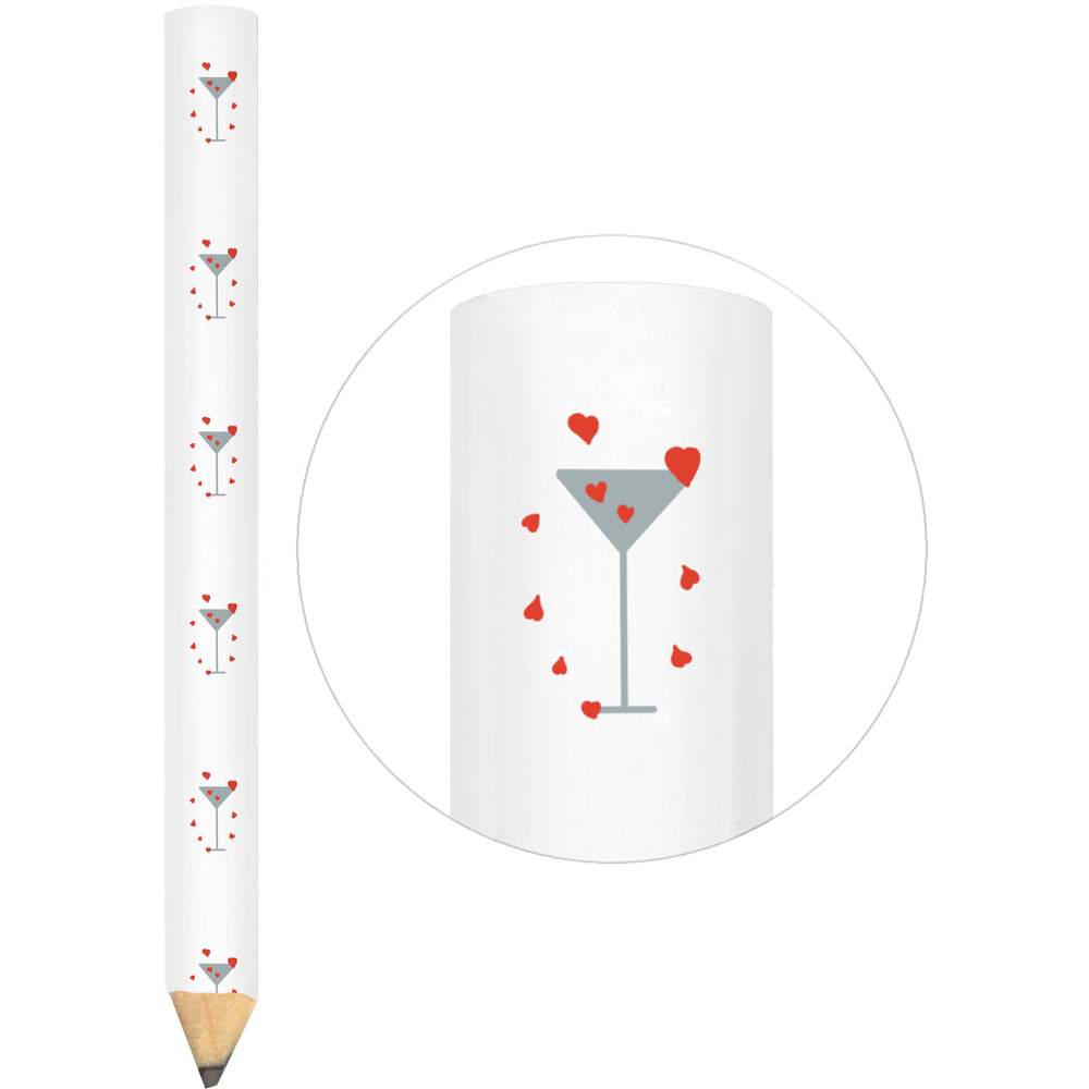 3 x 'Heart cocktail' Carpenter's Pencils (LP00026407)