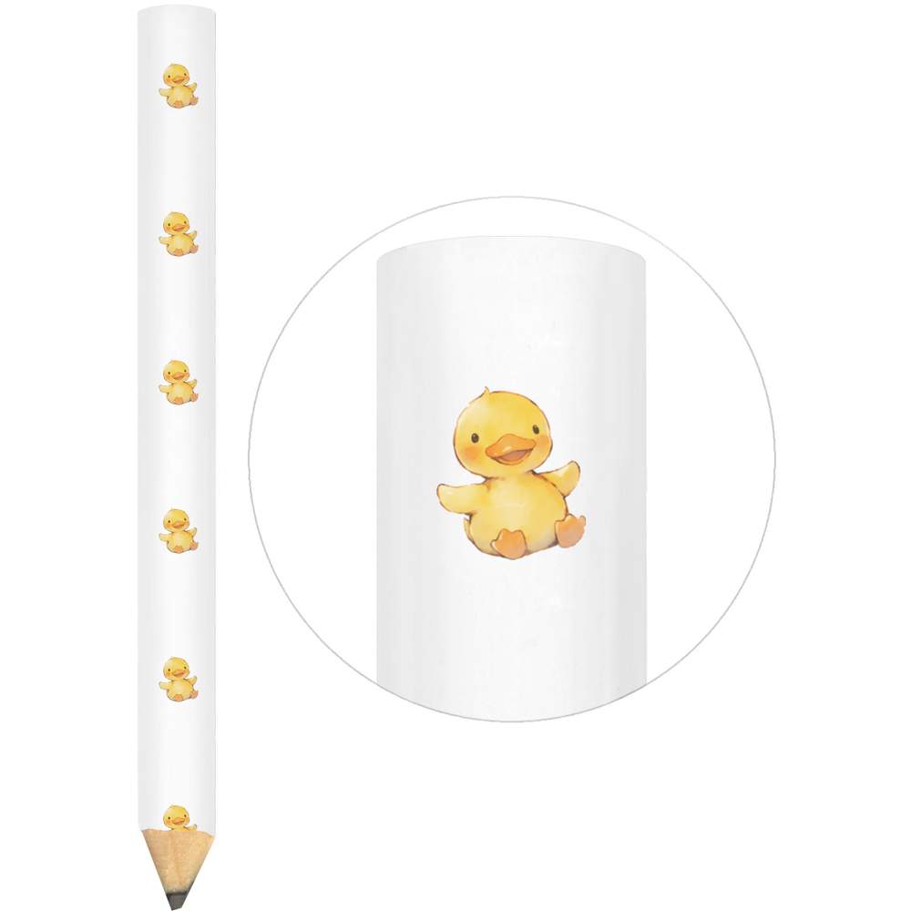 3 x 'Happy Yellow Duck Sitting' Carpenter's Pencils (LP00036101)