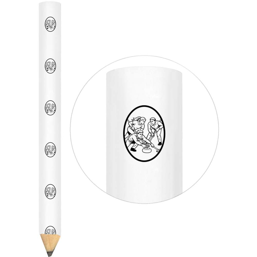 3 x 'Curling Match Action' Carpenter's Pencils (LP00037844)