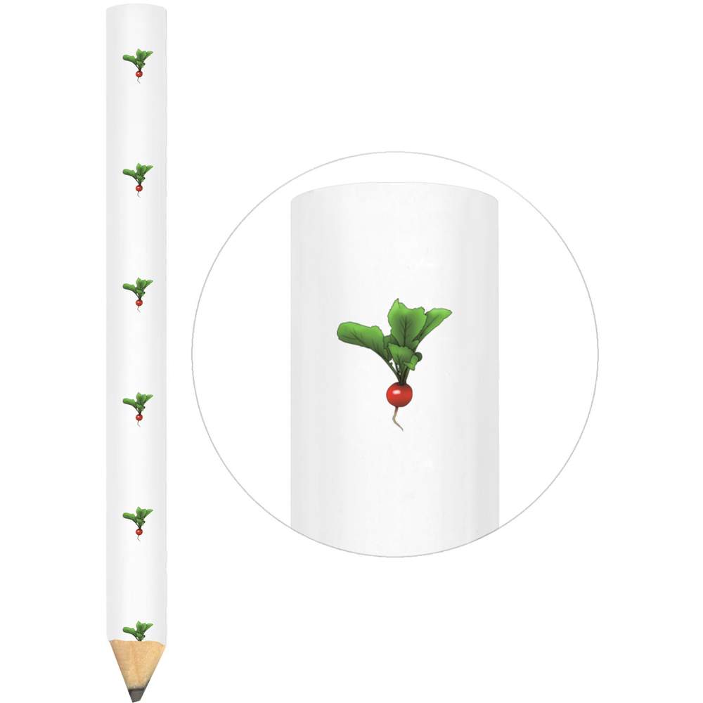 3 x 'Radish Vegetable' Carpenter's Pencils (LP00038164)