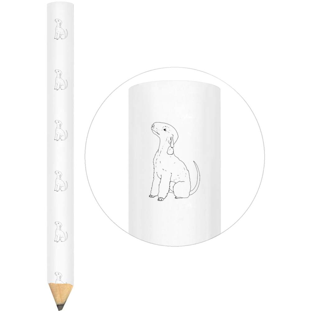 3 x 'Sitting Bedlington Terrier Dog' Carpenter's Pencils (LP00038175)