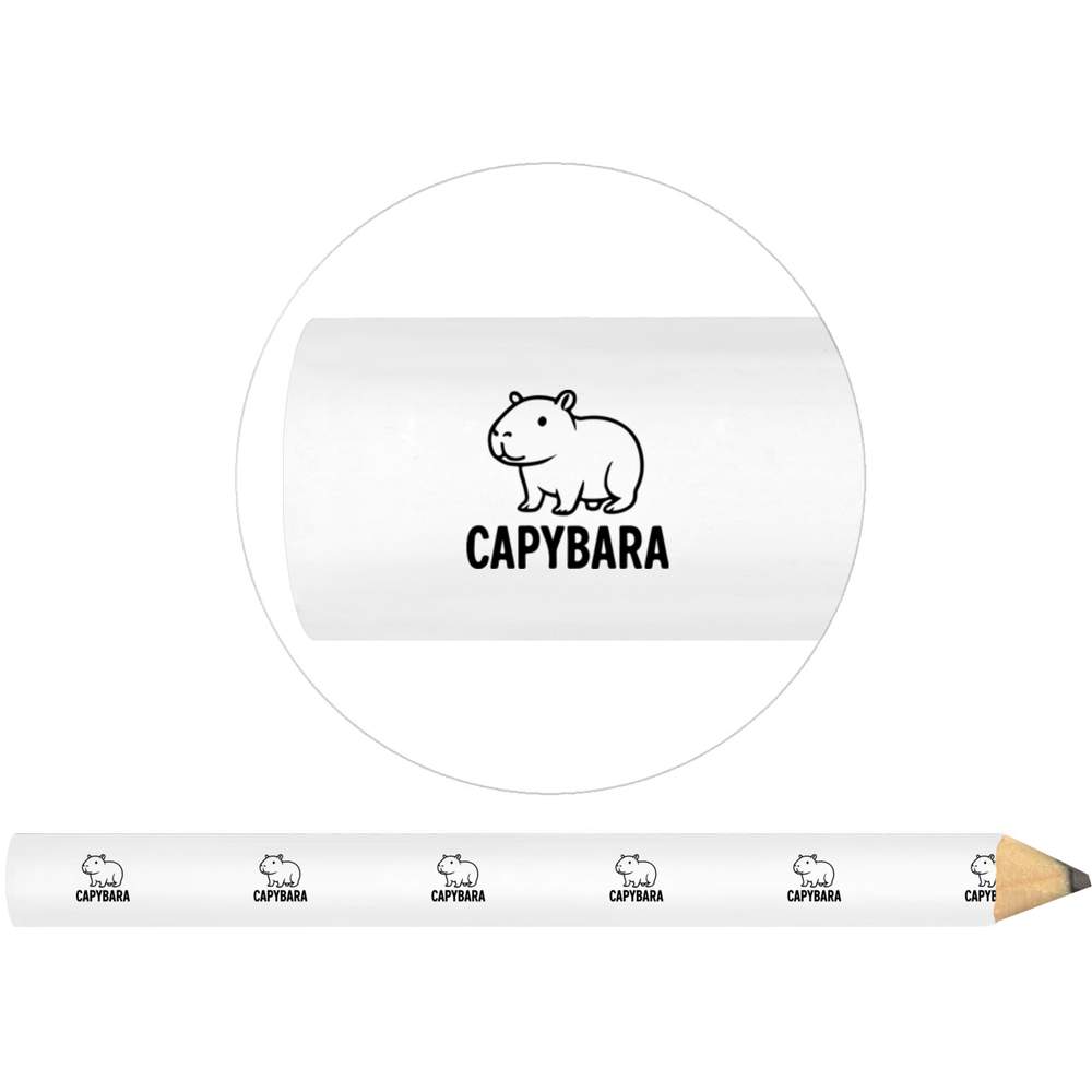 3 x 'Cute Capybara' Carpenter's Pencils (LP00039381)